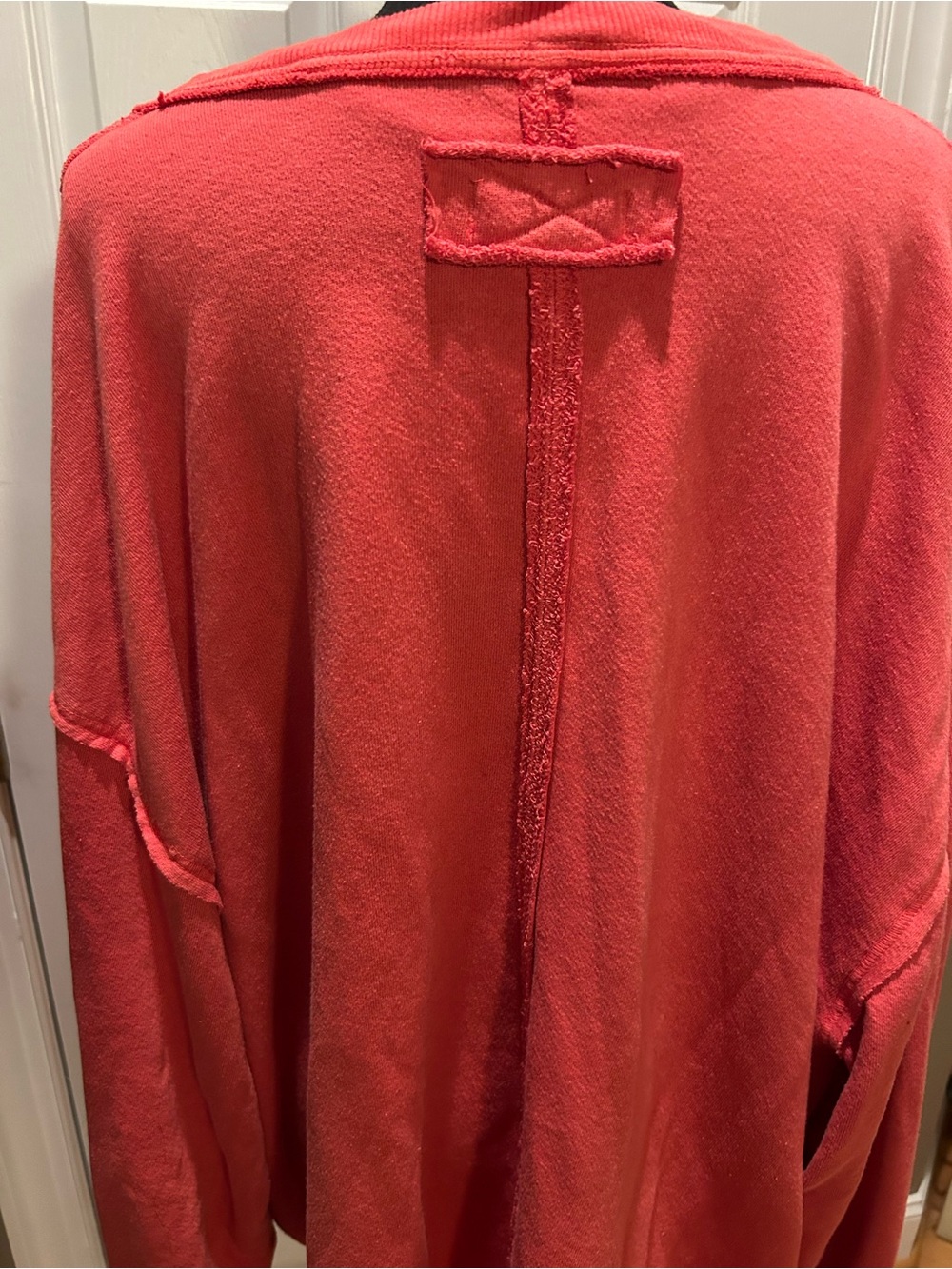 We The Free Venice V-Neck Sweatshirt red coral - Picture 10 of 12